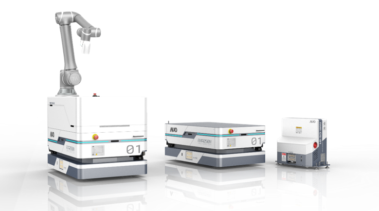 富易堂數位開發的自主式移動機器人（AMR250M），搭配全向輪並結合AI演算法、2D LiDAR、3D攝影機等技術，協助客戶實現產線全自動化